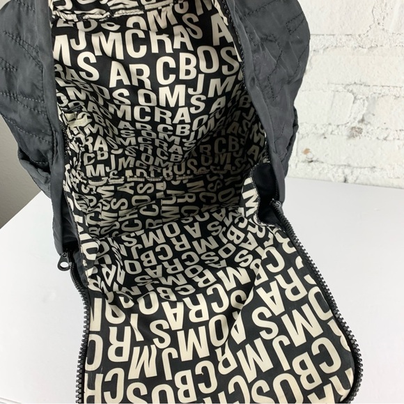 Marc Jacobs Black Quilted Nylon Bow Workwear Standard Supply Backpack - Picture 8 of 13